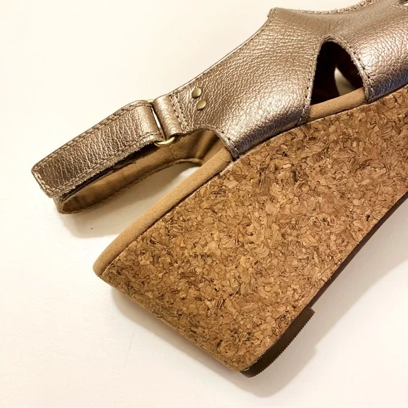 NWOB Clarks Annabel Bari Wedge Sandals - Picture 9 of 13